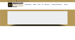 Desktop Screenshot of mercury-brokerage.com